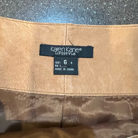 Karen Kane brown suede skirt size 6 - Picture 2 of 5